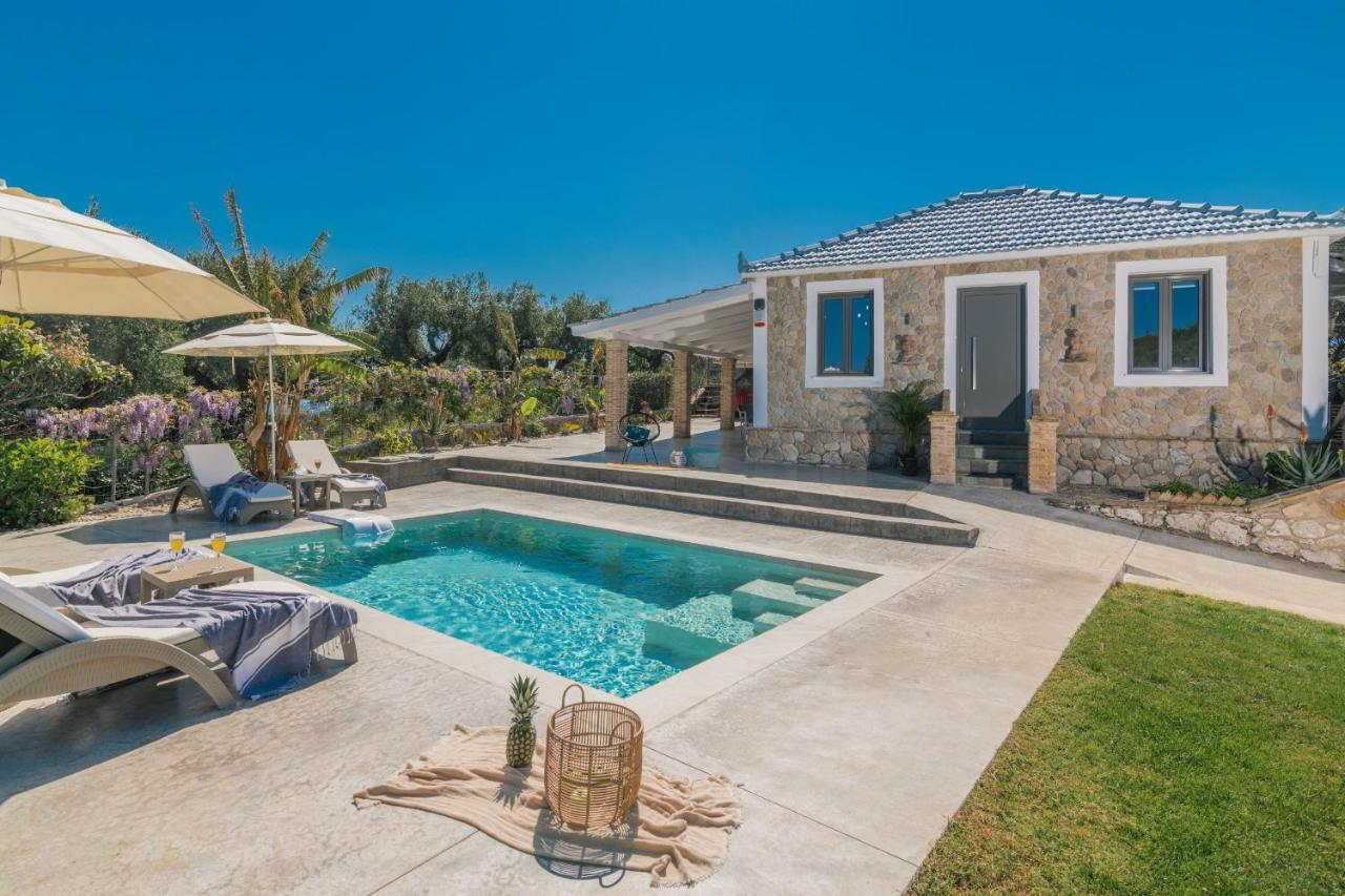 Binios Villa - Private Pool, Walking Distance From The Beach Vasilikos  Bagian luar foto