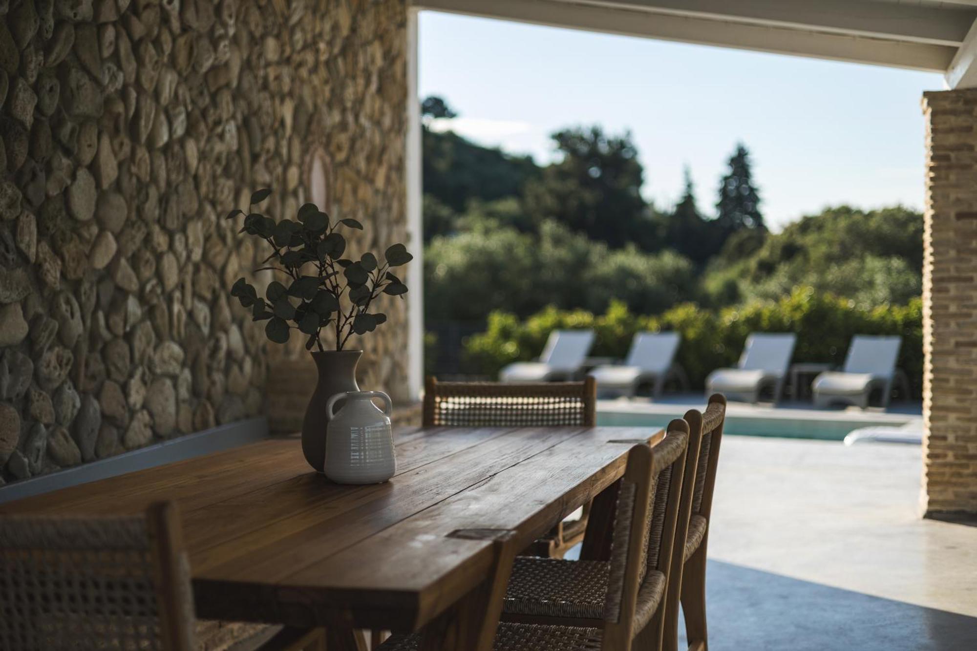 Binios Villa - Private Pool, Walking Distance From The Beach Vasilikos  Bagian luar foto