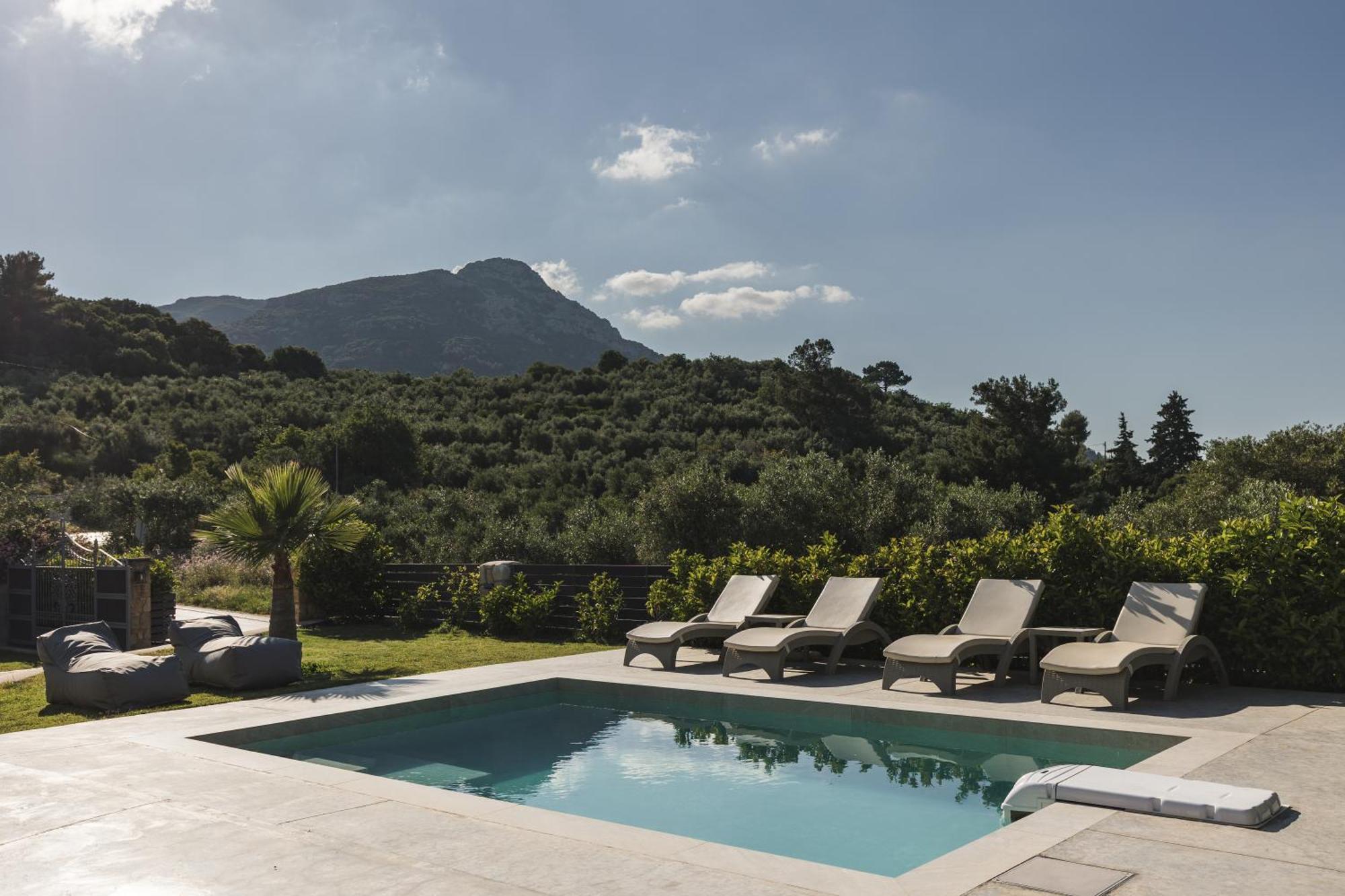 Binios Villa - Private Pool, Walking Distance From The Beach Vasilikos  Bagian luar foto